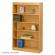 Safco+Square-Edge+5+Shelves+Wood+Veneer+Bookcase+